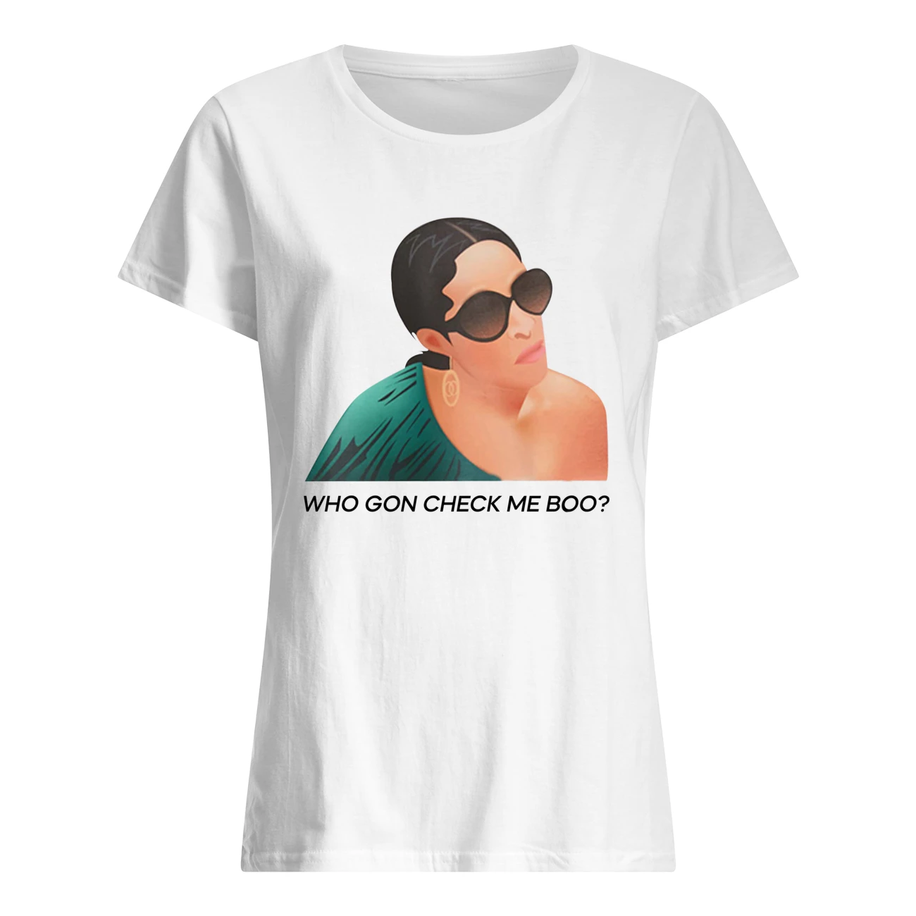 Who Gon Check Me Boo Shirt Who Gon Check Me Boo Shirt
