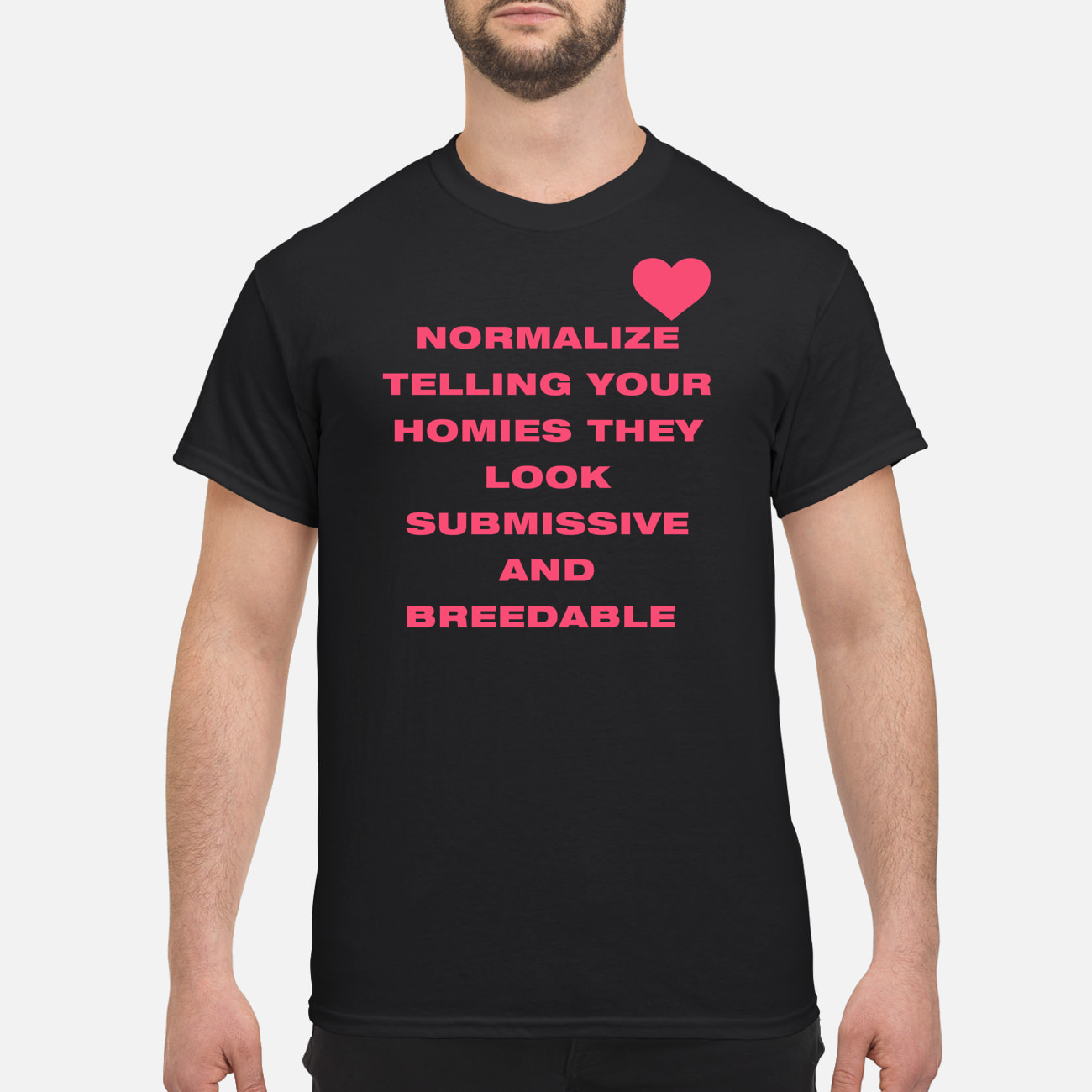 Normalize Telling Your Homies They Look Submissive And Breed*Ble Shirt Normalize Telling Your Homies They Look Submissive And Breed*Ble Shirt