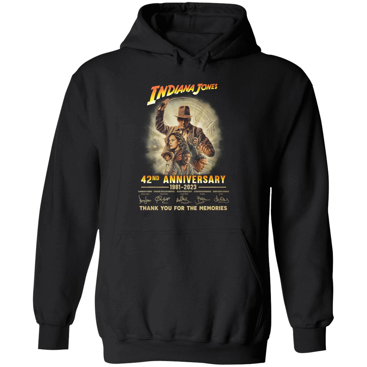 Indiana Jones 40Th Anniversary 1981-2023 Shirt Indiana Jones 40Th Anniversary 1981-2023 Shirt