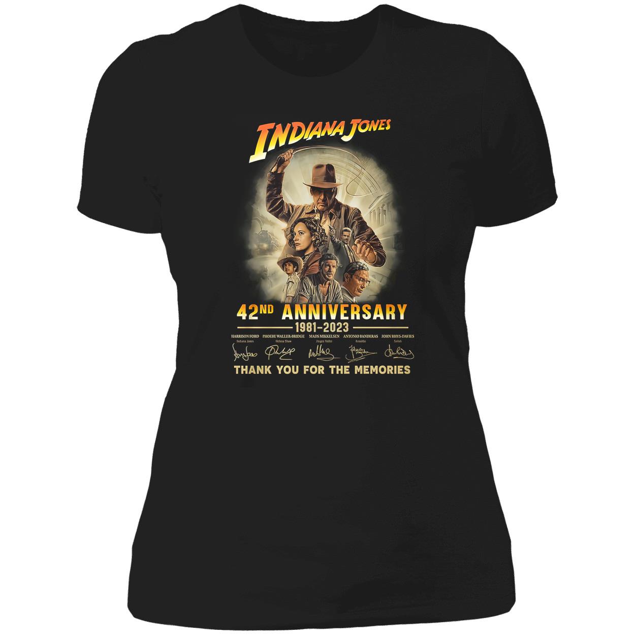 Indiana Jones 40Th Anniversary 1981-2023 Shirt Indiana Jones 40Th Anniversary 1981-2023 Shirt