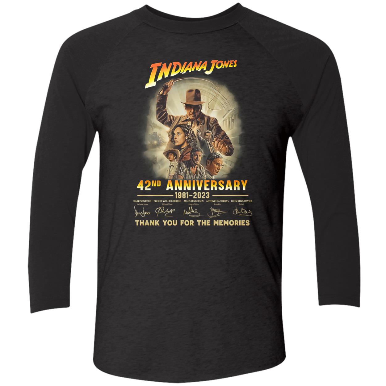 Indiana Jones 40Th Anniversary 1981-2023 Shirt Indiana Jones 40Th Anniversary 1981-2023 Shirt
