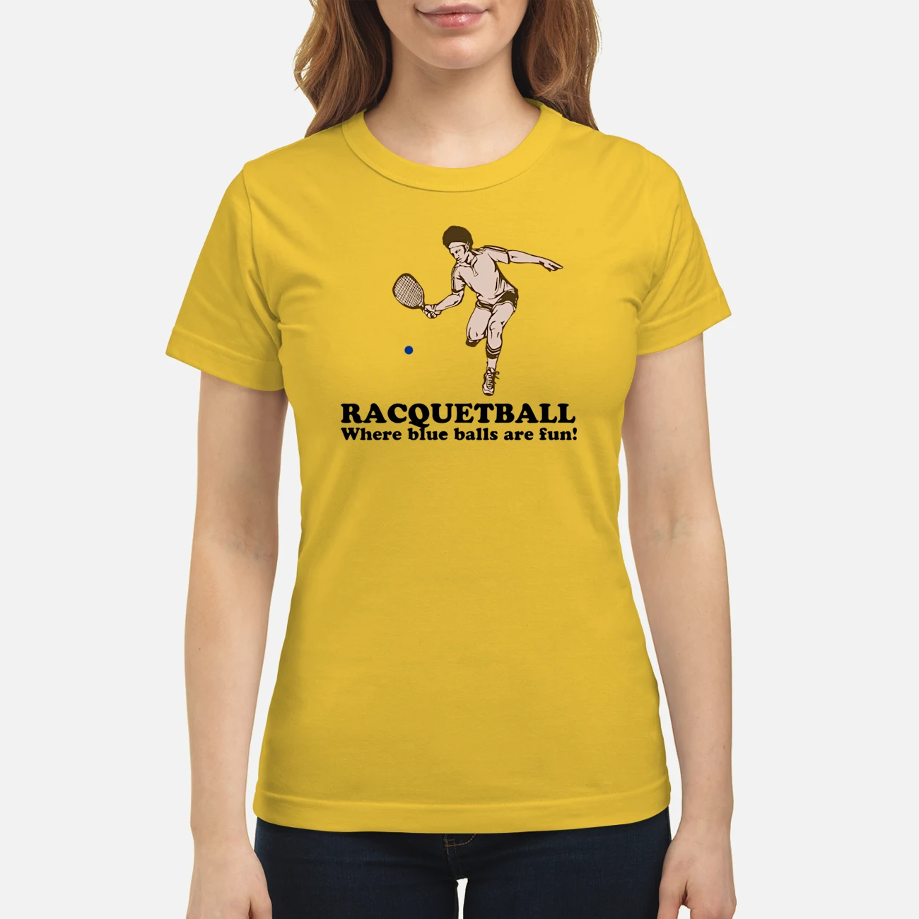 Racquetball Where Blue Balls Are Fun Shirt Racquetball Where Blue Balls Are Fun Shirt