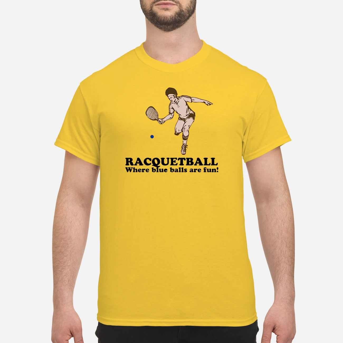 Racquetball Where Blue Balls Are Fun Shirt Racquetball Where Blue Balls Are Fun Shirt