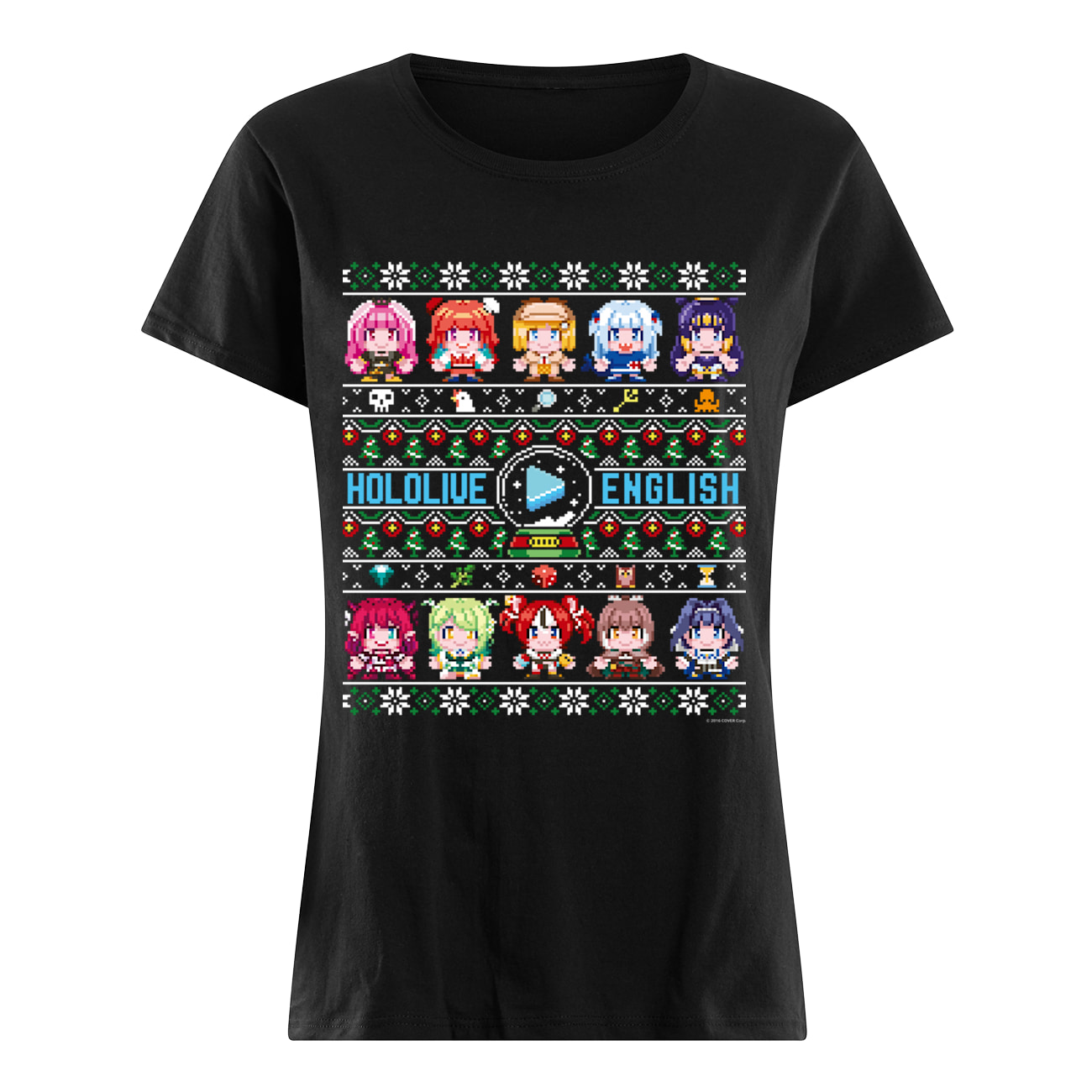 Hololive English Ugly Christmas Sweater Hololive English Ugly Christmas Sweater