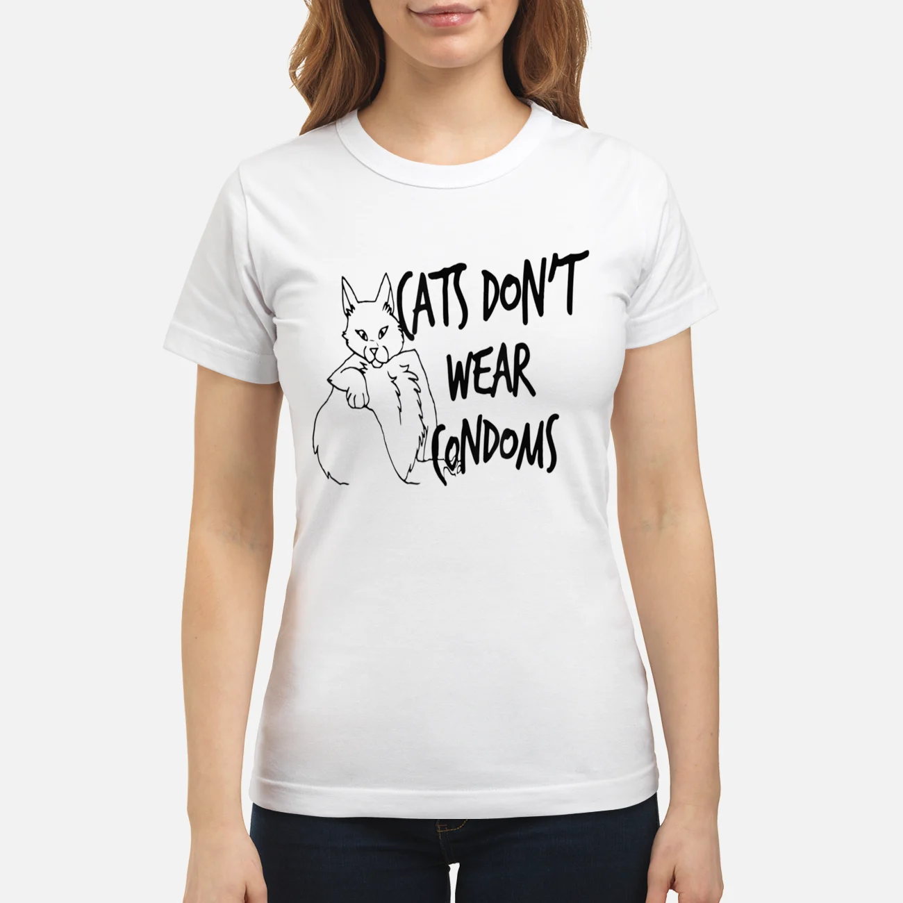 Cats Don’T Wear Condoms Shirt Cats Don’T Wear Condoms Shirt