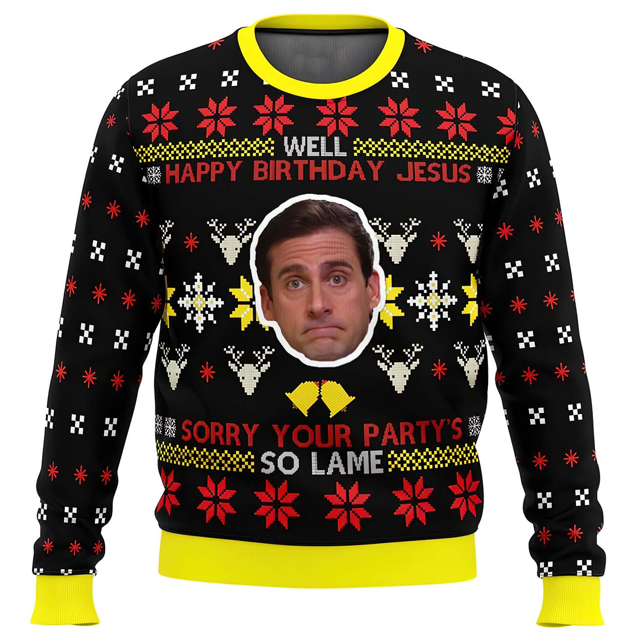 Well Happy Bithday Jesus Sorry Your Party’S So Lame Christmas Sweater