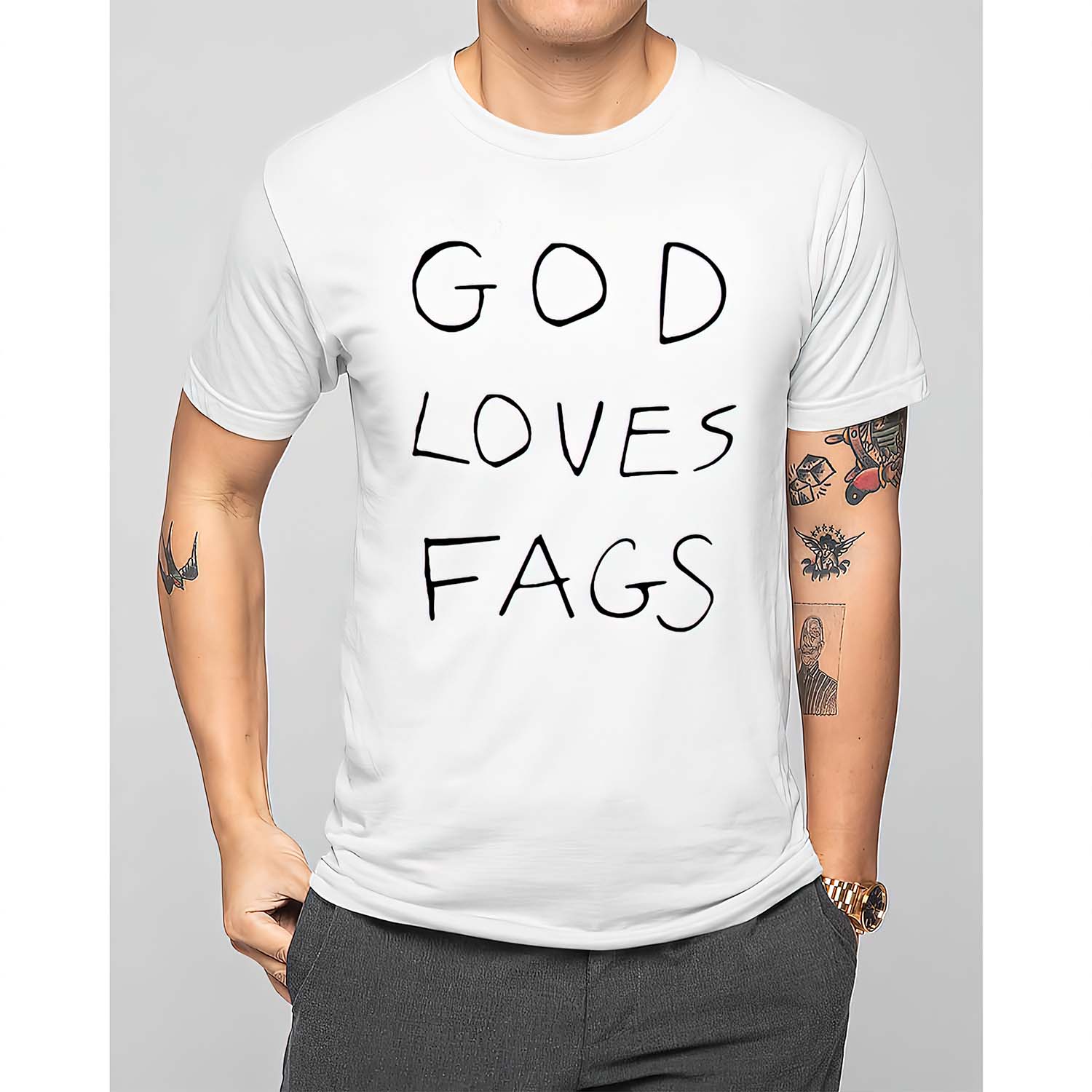 God Loves Fags Shirt God Loves Fags Shirt