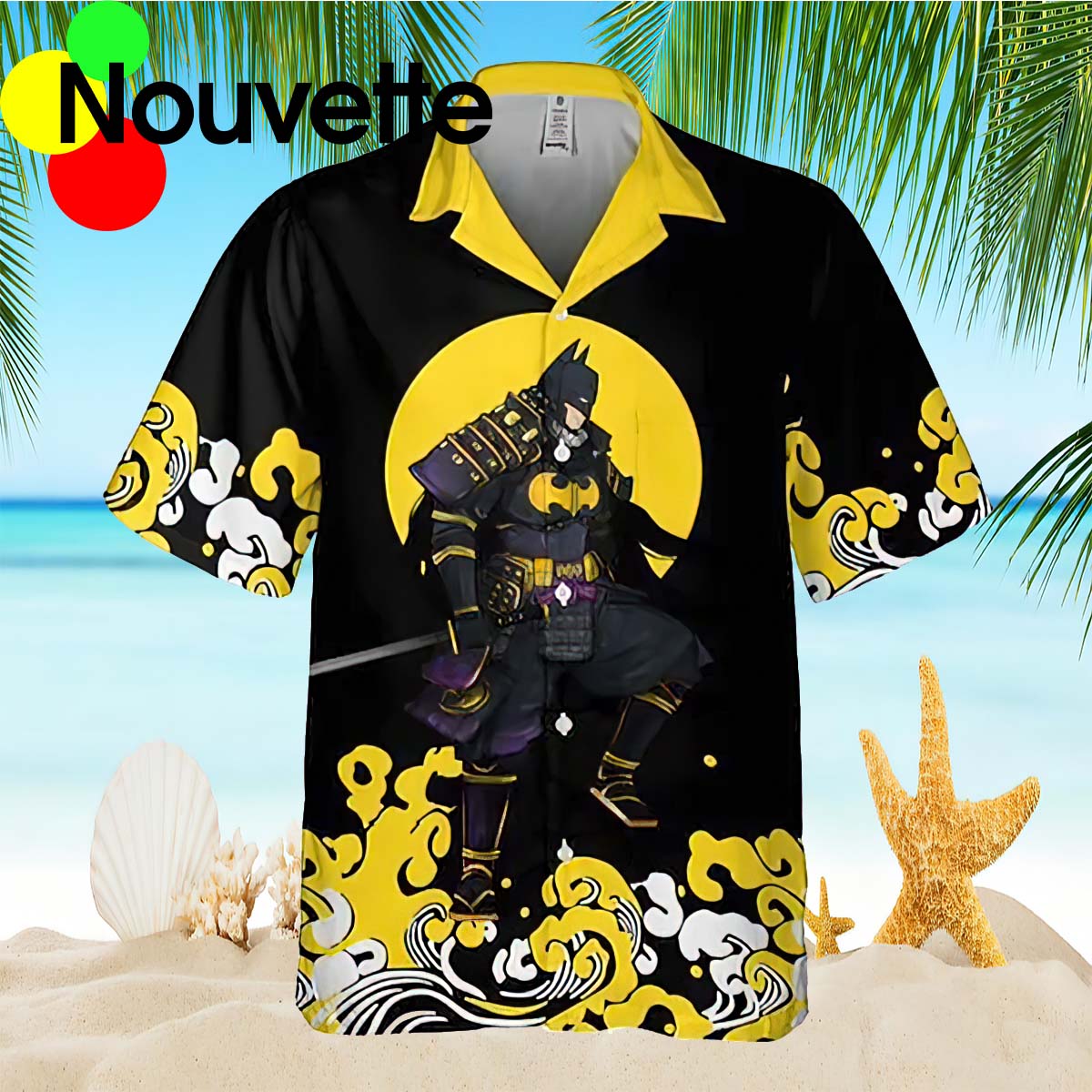 Batman Samurai Hawaiian Shirt Batman Samurai Hawaiian Shirt
