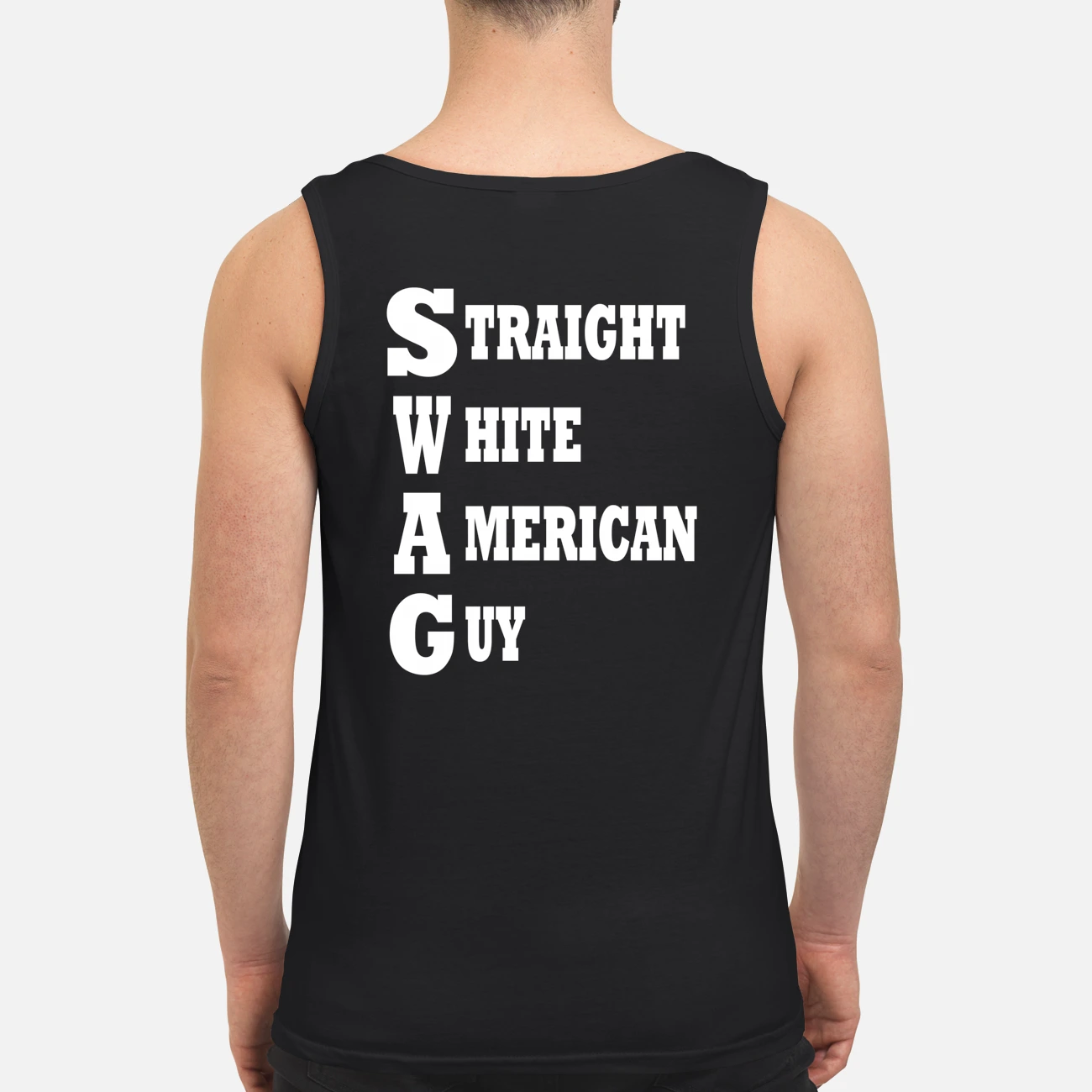 Straight White American Guy Back Aop Shirt Straight White American Guy Back Aop Shirt