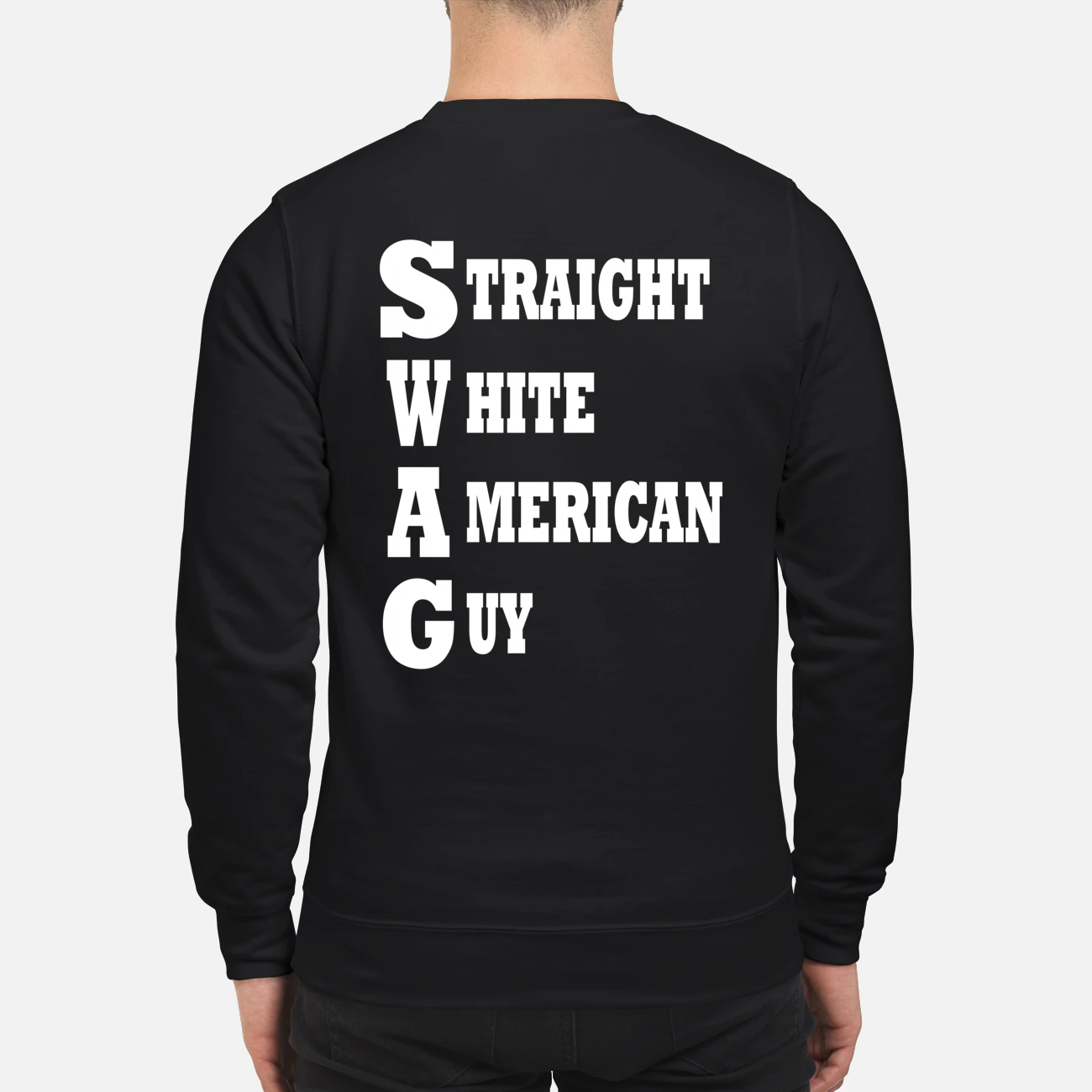 Straight White American Guy Back Aop Shirt Straight White American Guy Back Aop Shirt