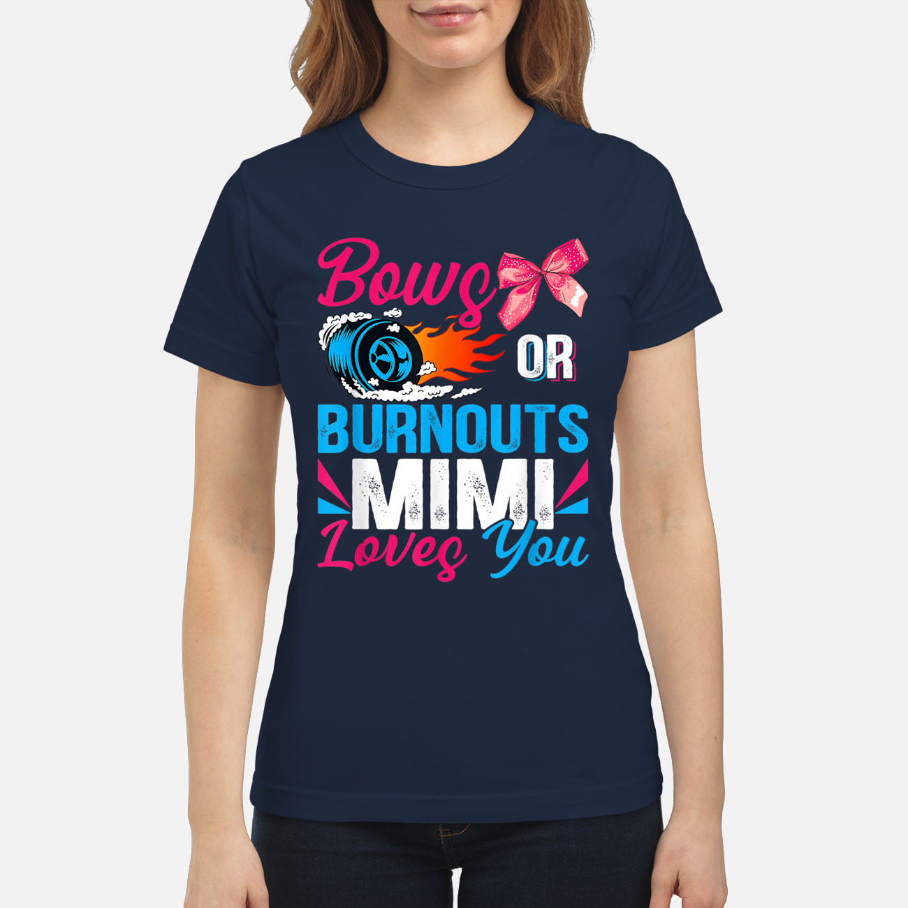 Bows Or Burnouts Mimi Loves You Shirt Bows Or Burnouts Mimi Loves You Shirt