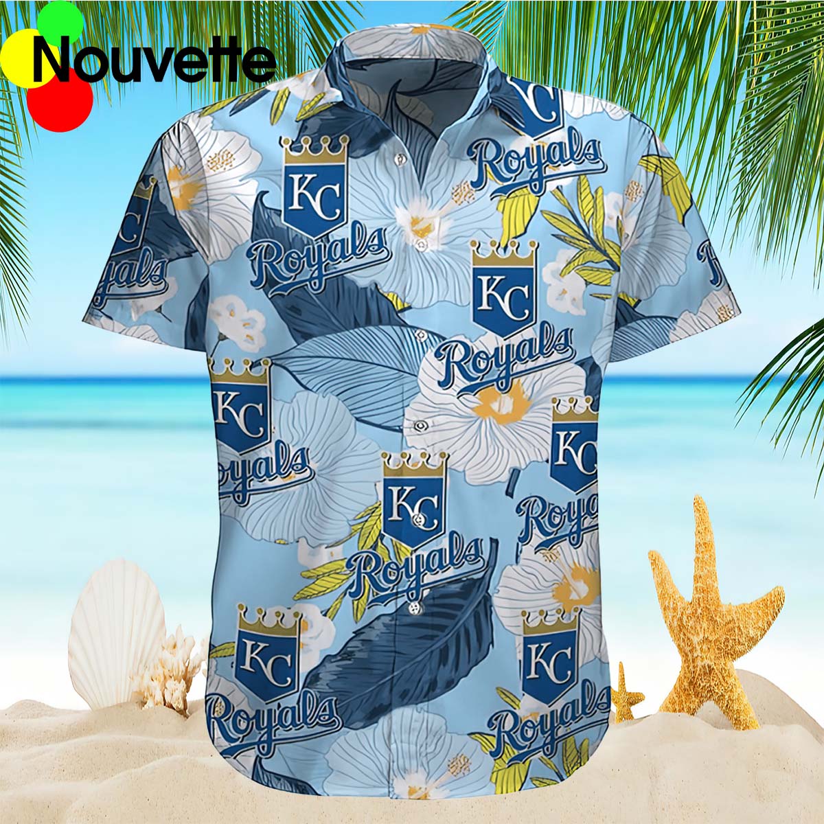 Royals Tropical Flower Hawaiian Shirt