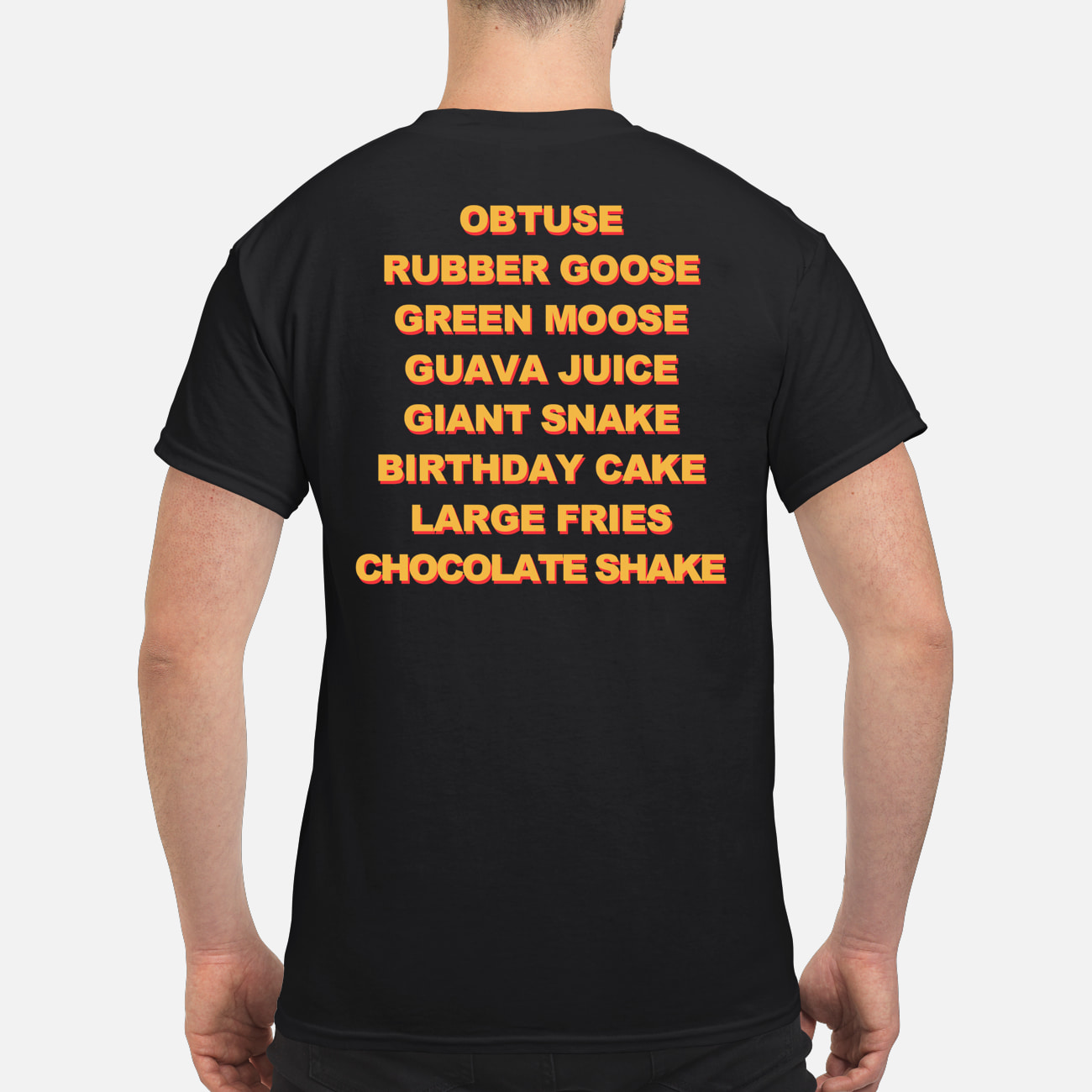Obtuse Rubber Goose Green Moose Guava Juice Giant Snake Shirt Obtuse Rubber Goose Green Moose Guava Juice Giant Snake Shirt