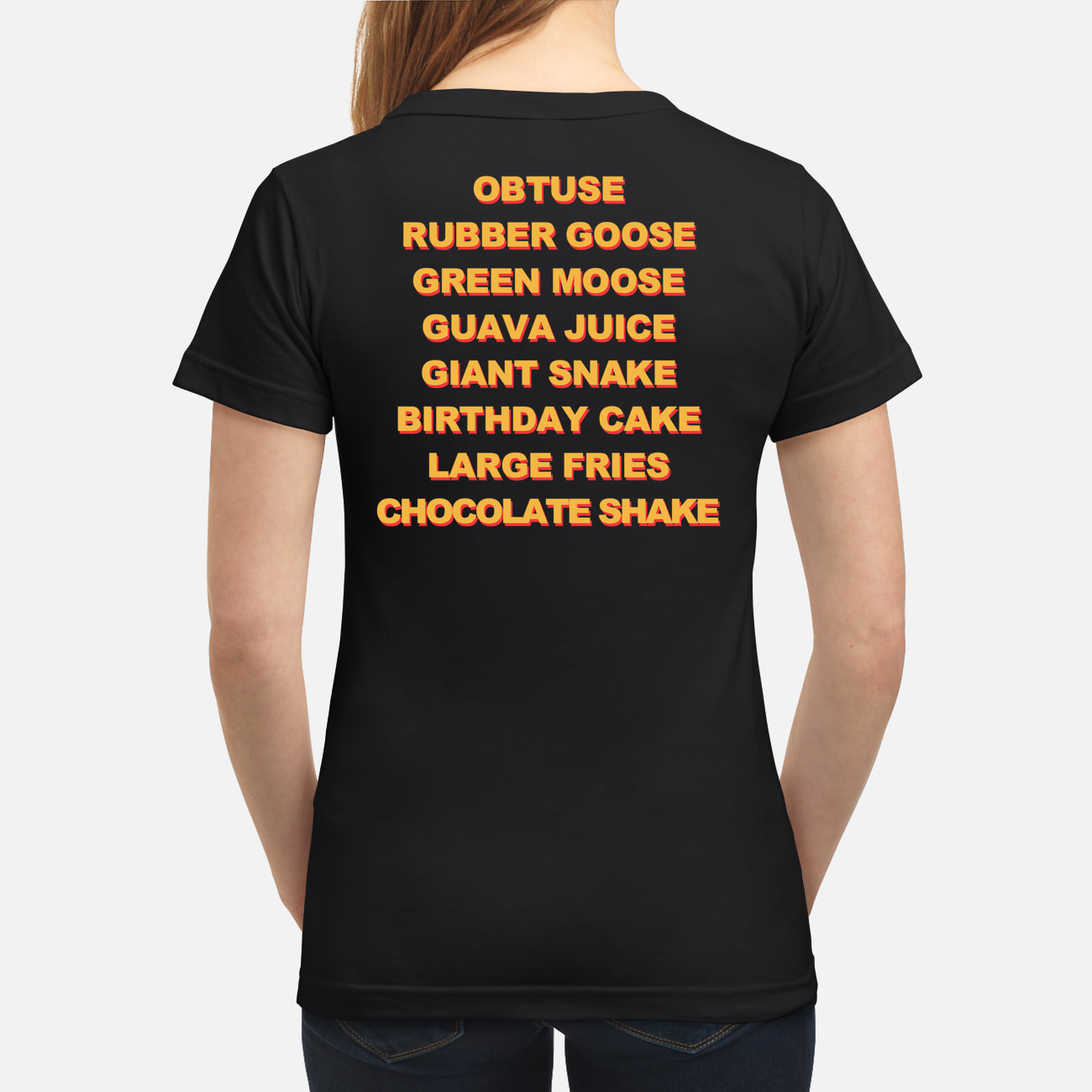 Obtuse Rubber Goose Green Moose Guava Juice Giant Snake Shirt Obtuse Rubber Goose Green Moose Guava Juice Giant Snake Shirt