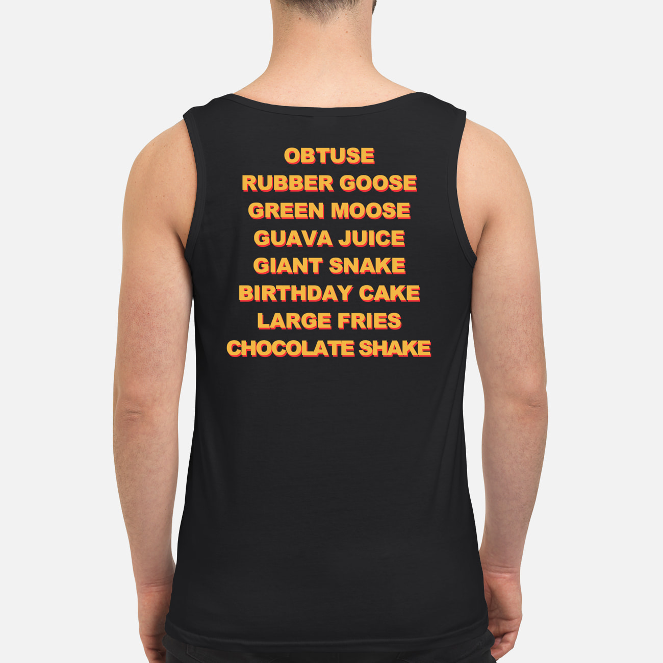 Obtuse Rubber Goose Green Moose Guava Juice Giant Snake Shirt Obtuse Rubber Goose Green Moose Guava Juice Giant Snake Shirt
