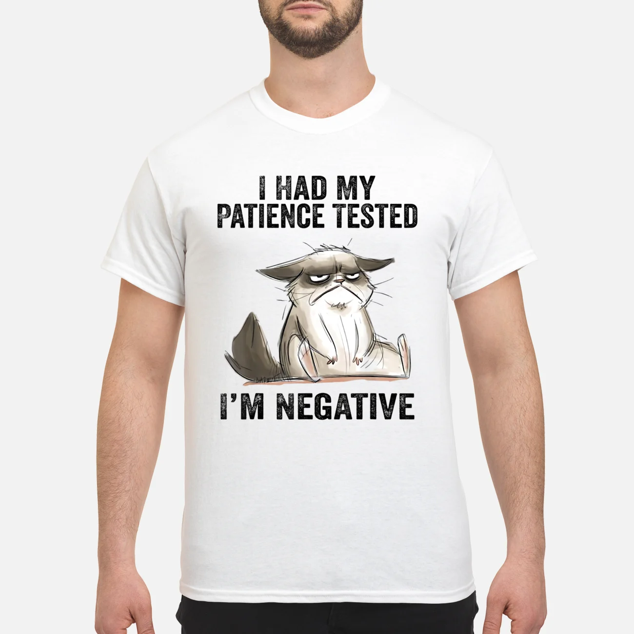 I Had My Patience Tested I’M Negative Cat Shirt I Had My Patience Tested I’M Negative Cat Shirt