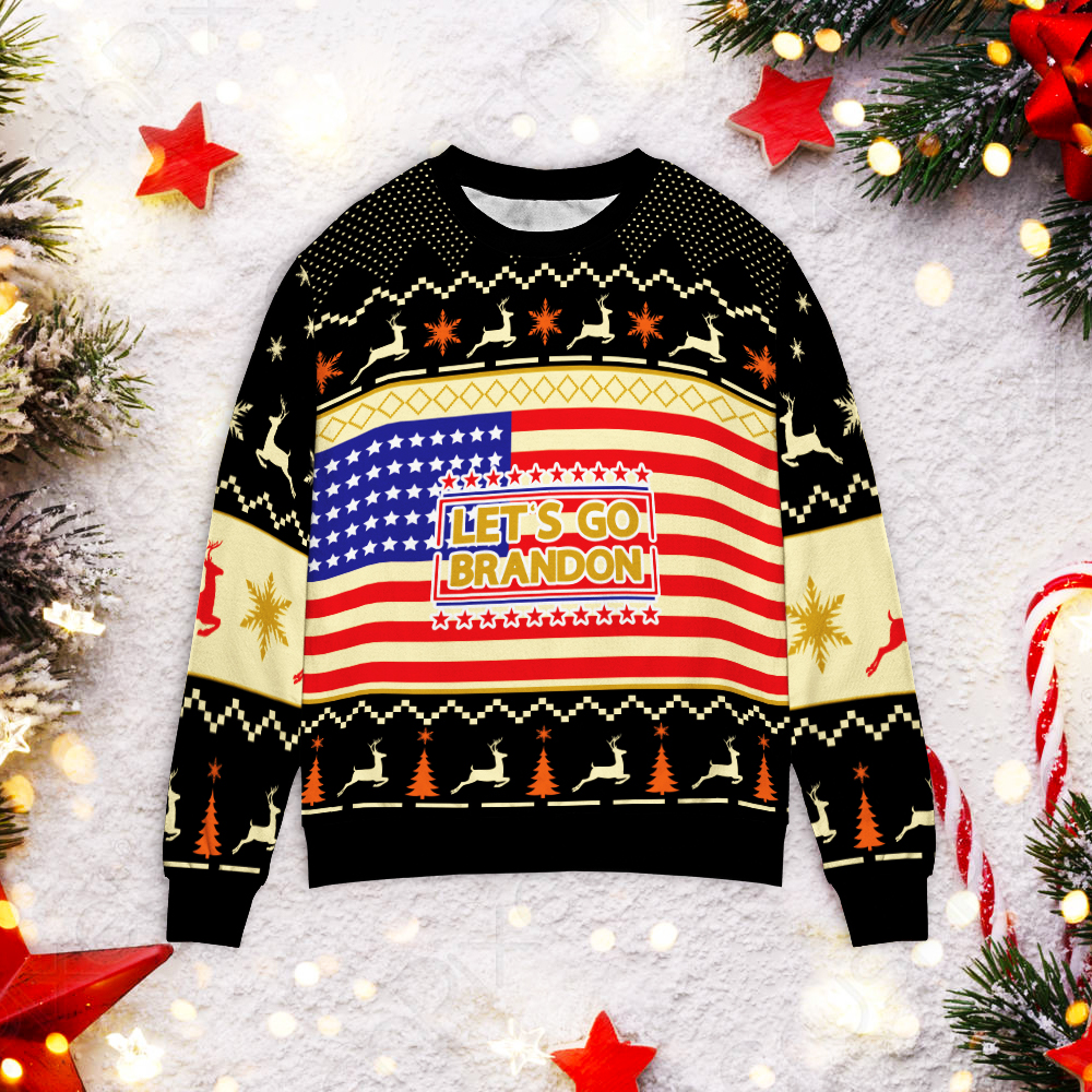 Let’S Go Brandon Christmas Sweater Let’S Go Brandon Christmas Sweater
