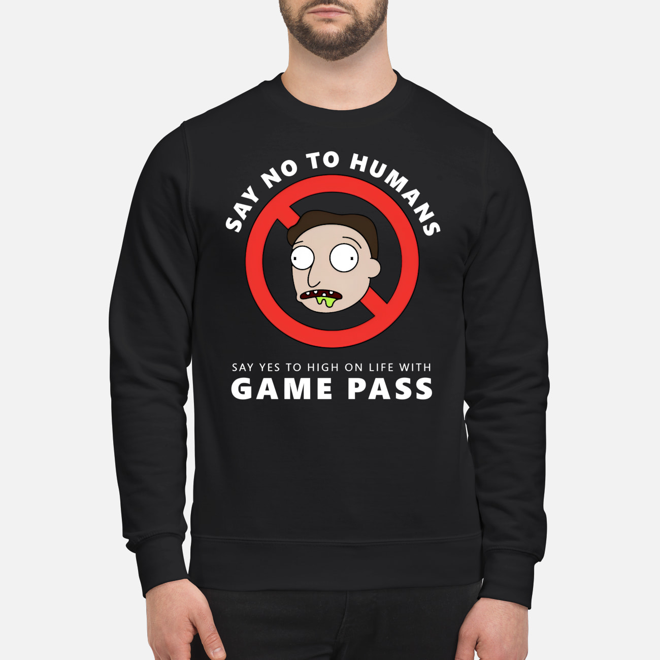 Say No To Humans Say Yes To High On Life With Game Pass Shirt Say No To Humans Say Yes To High On Life With Game Pass Shirt