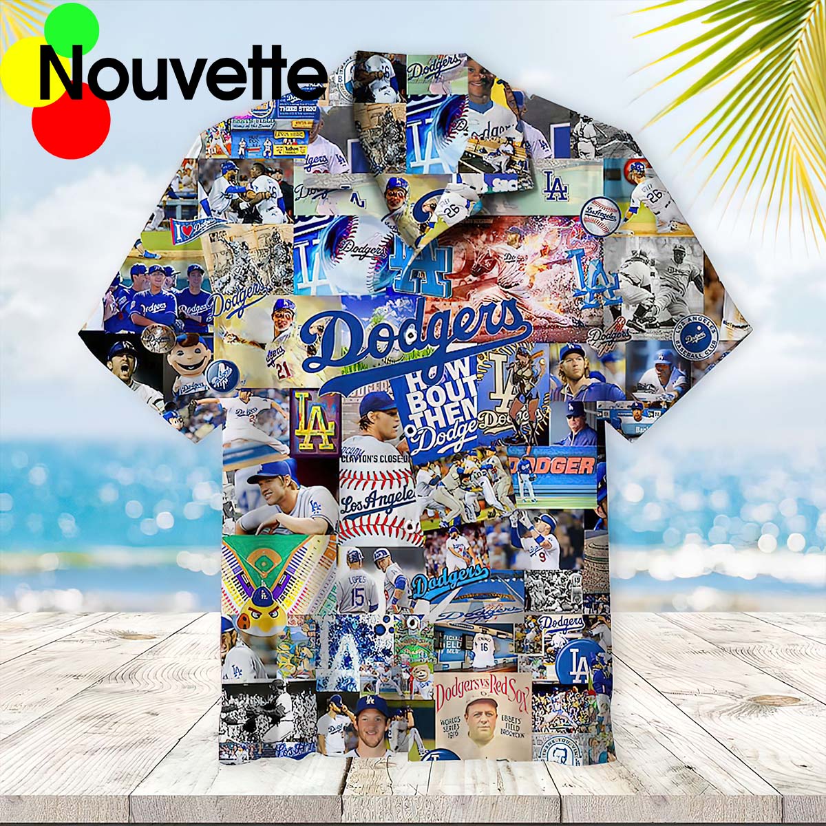 Dodgers 3D Hawaiian Shirt Dodgers 3D Hawaiian Shirt