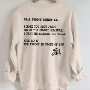 Love Like Jesus Sweatshirt 1 love like Jesus white sweatshirt3.webp