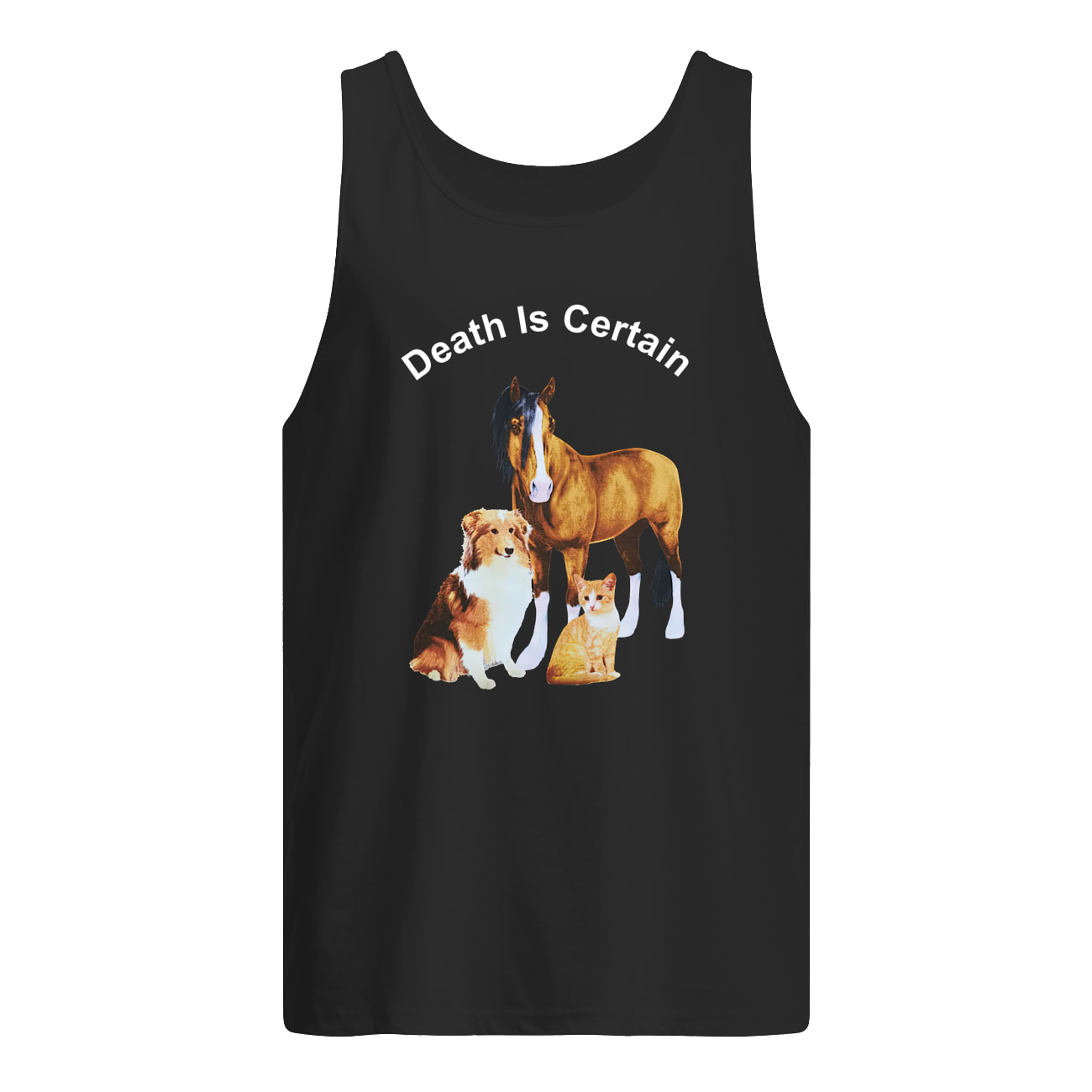 Death Is Certain Horse And Dog Shirt Death Is Certain Horse And Dog Shirt
