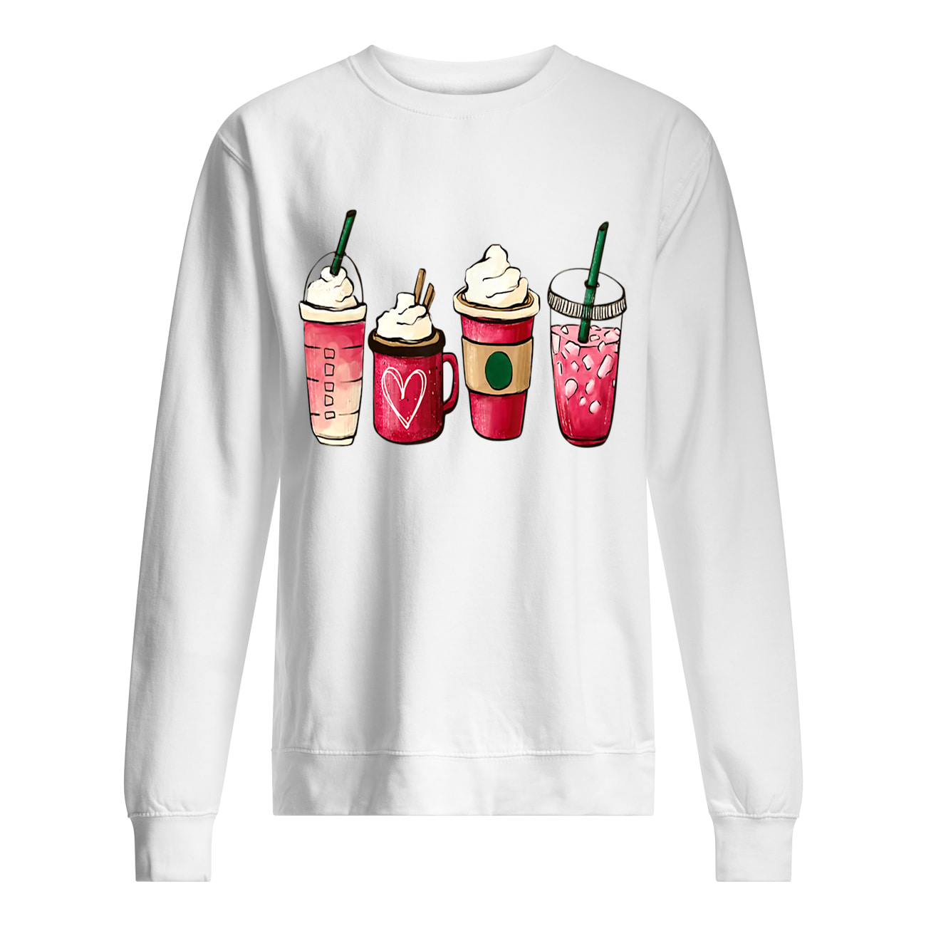 Valentine Coffee Lover Heart Latte Iced Coffee Shirt Valentine Coffee Lover Heart Latte Iced Coffee Shirt