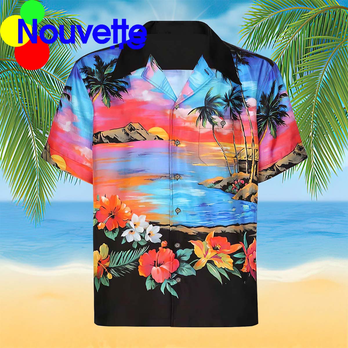 American Idol Luke Bryan Aloha Sunset Hawaiian Shirt