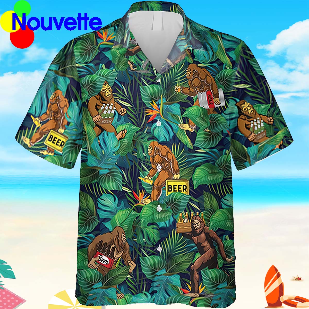 Bigfoot Beer Tropical Hawaiian Shirt Bigfoot Beer Tropical Hawaiian Shirt