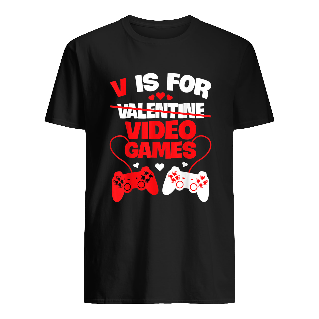 V Is For Valentine Video Games T-Shirt