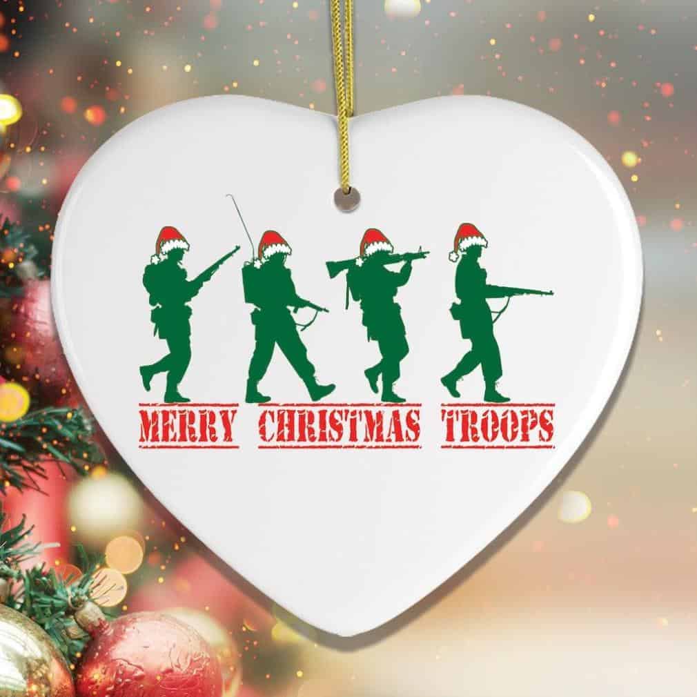 Merry Christmas Troops Ornament