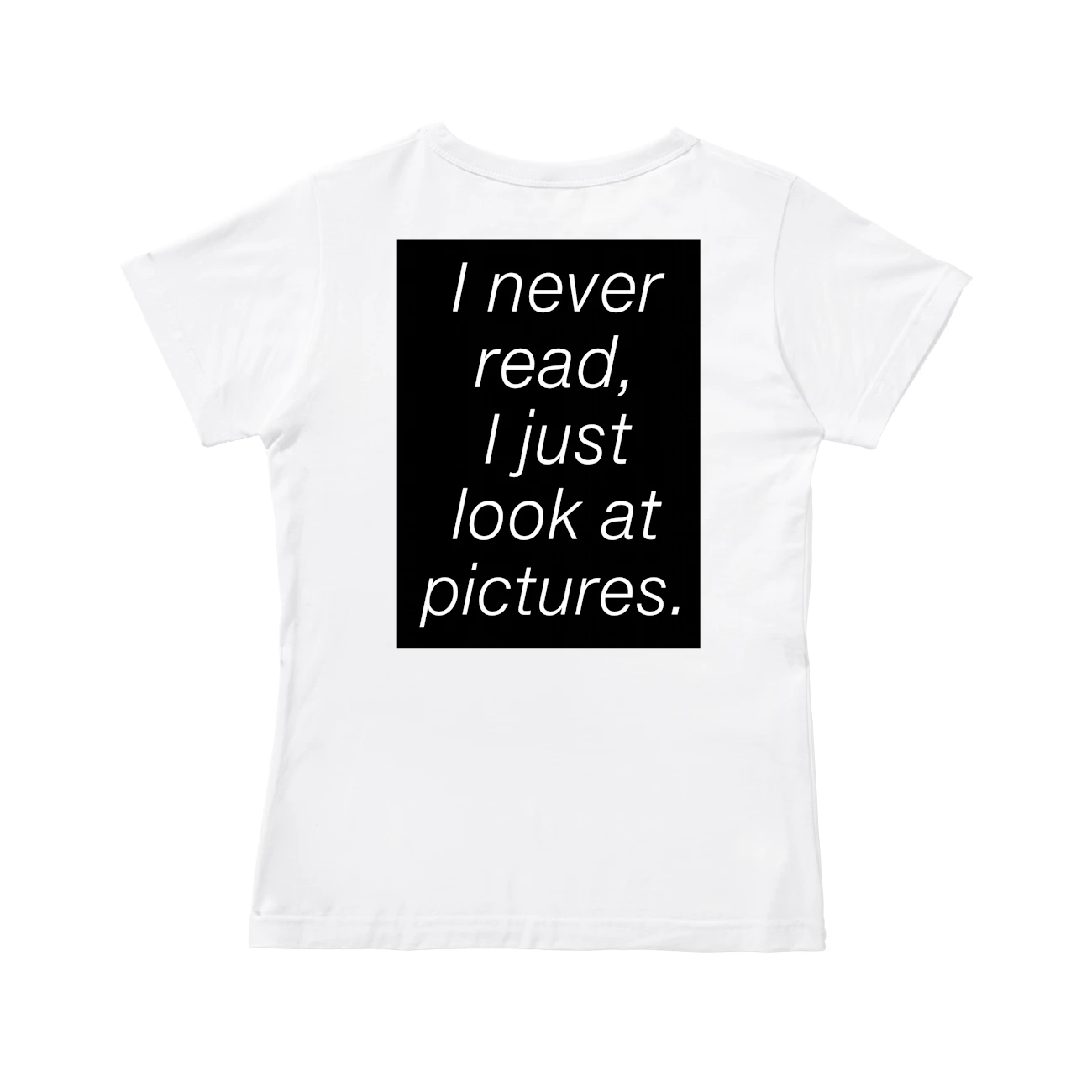 I Never Read I Just Look At Pictures Back Aop Shirt I Never Read I Just Look At Pictures Back Aop Shirt