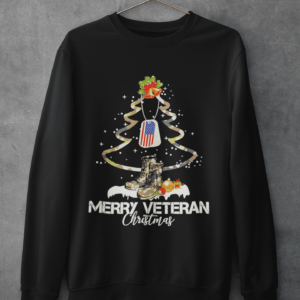 Merry Veteran Christmas Sweatshirt