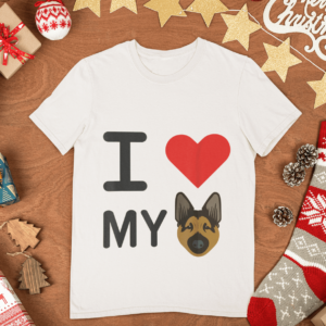 I Love My German Shepherd Shirt
