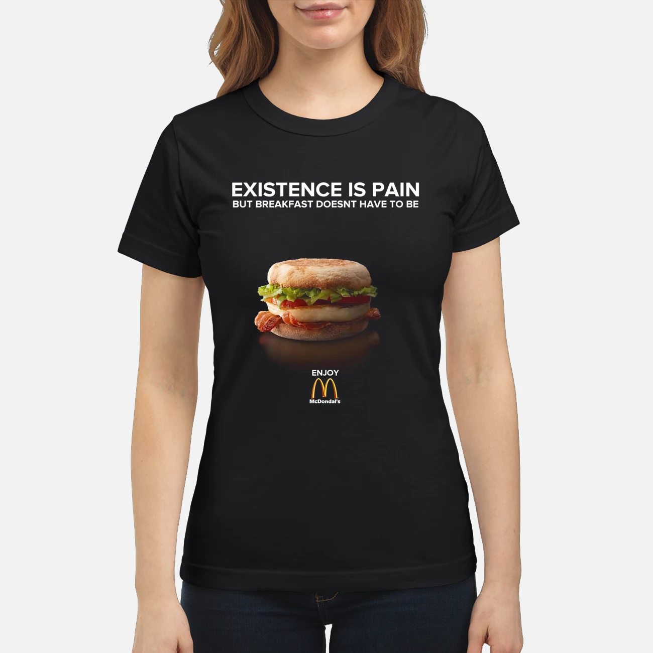 Existence Is Pain But Breakfast Doesn’T Have To Be Shirt Existence Is Pain But Breakfast Doesn’T Have To Be Shirt