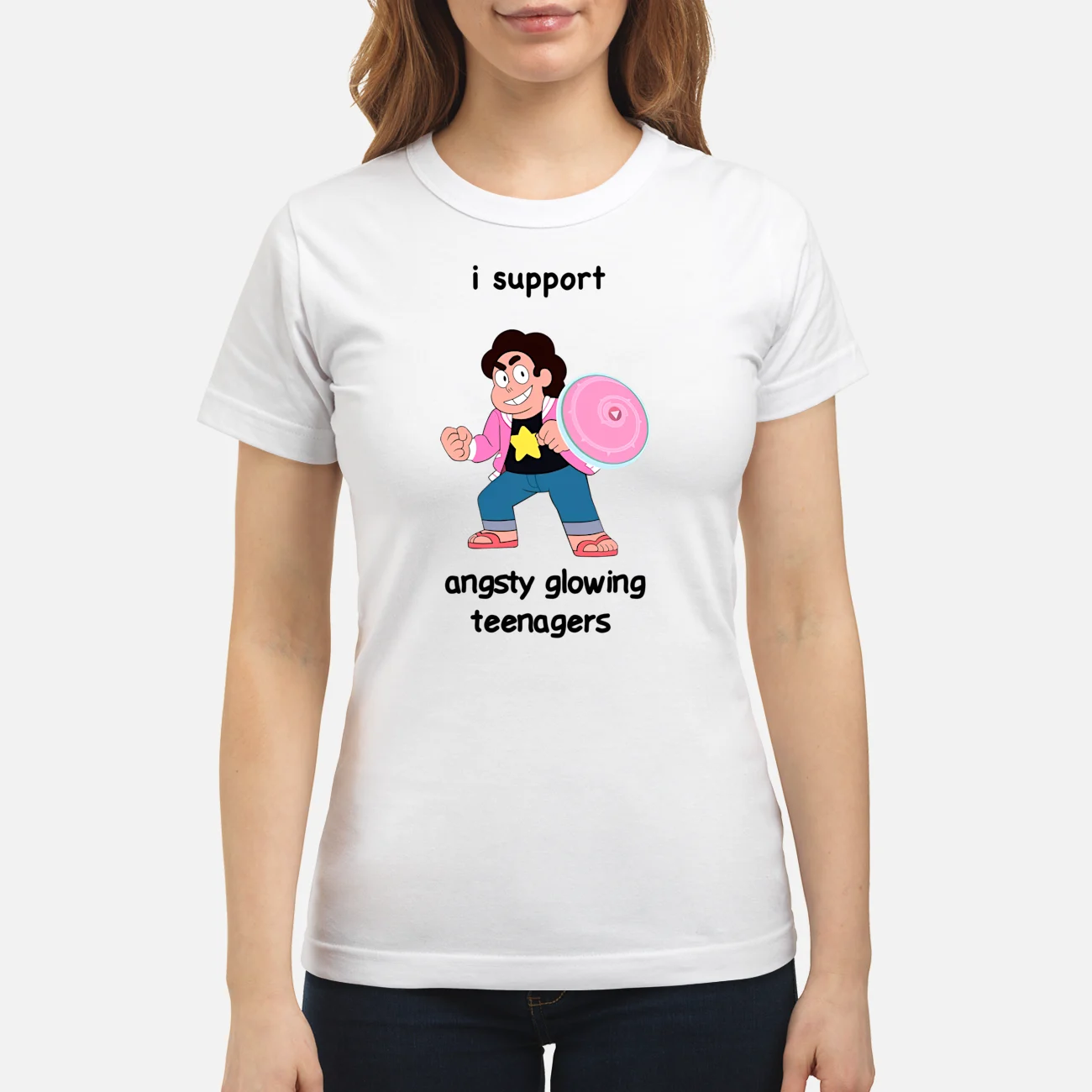 I Support Angsty Glowing Teenagers Shirt I Support Angsty Glowing Teenagers Shirt