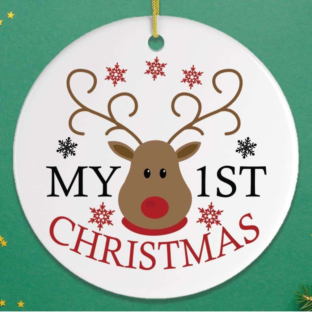 My 1St Christmas Rudolph Ornament My 1St Christmas Rudolph Ornament