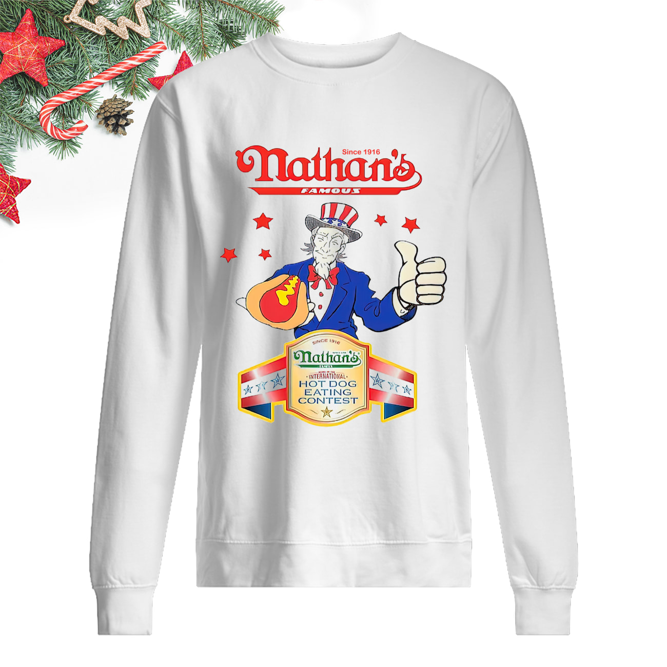 Joey Chestnut Nathans Hot Dog Eating Shirt Joey Chestnut Nathans Hot Dog Eating Shirt