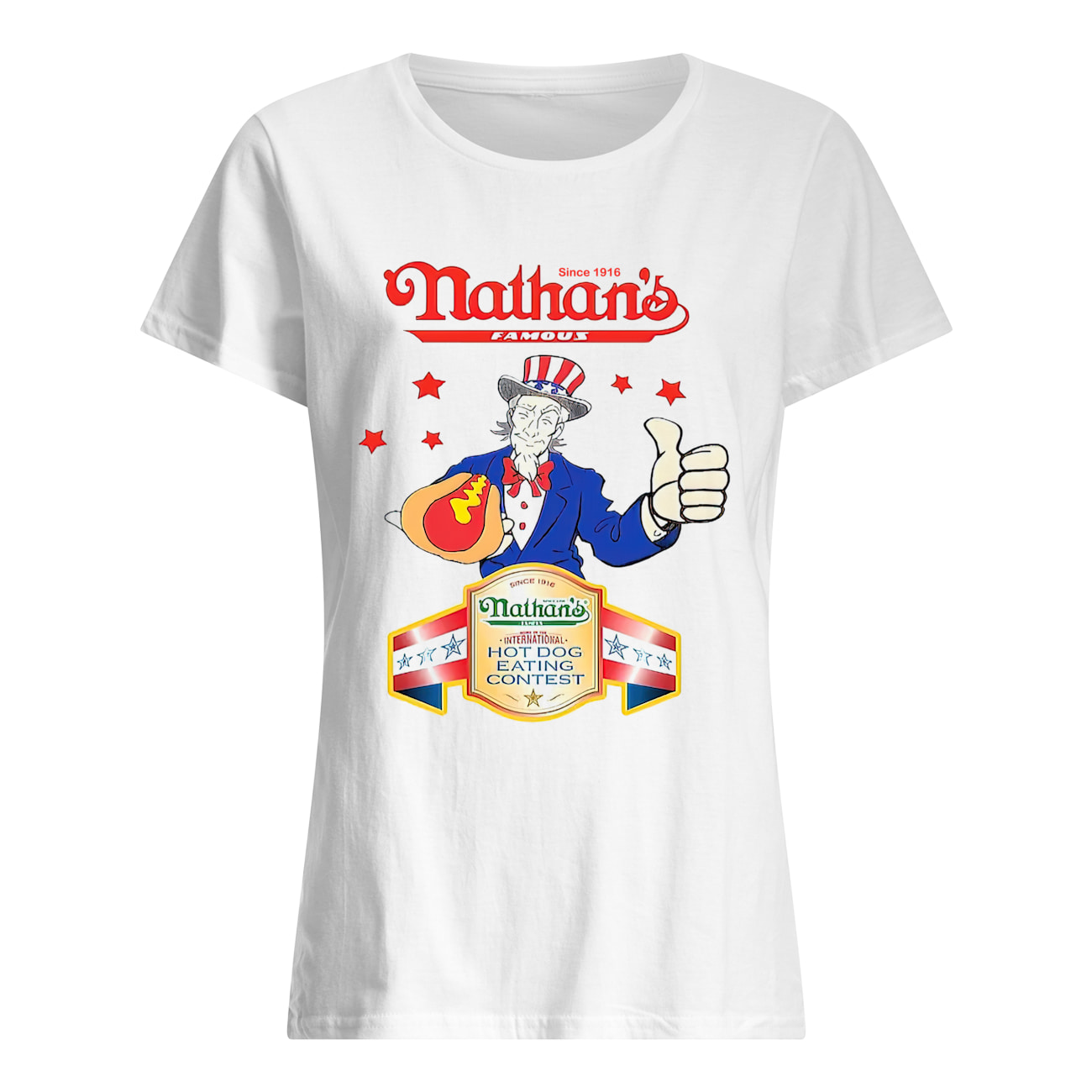Joey Chestnut Nathans Hot Dog Eating Shirt Joey Chestnut Nathans Hot Dog Eating Shirt