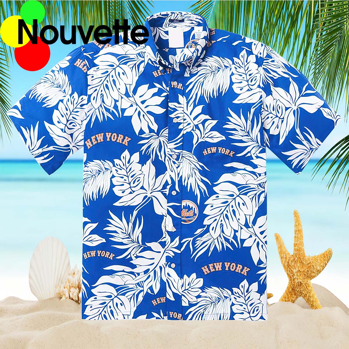 New York Mets Aloha Hawaiian Shirt New York Mets Aloha Hawaiian Shirt