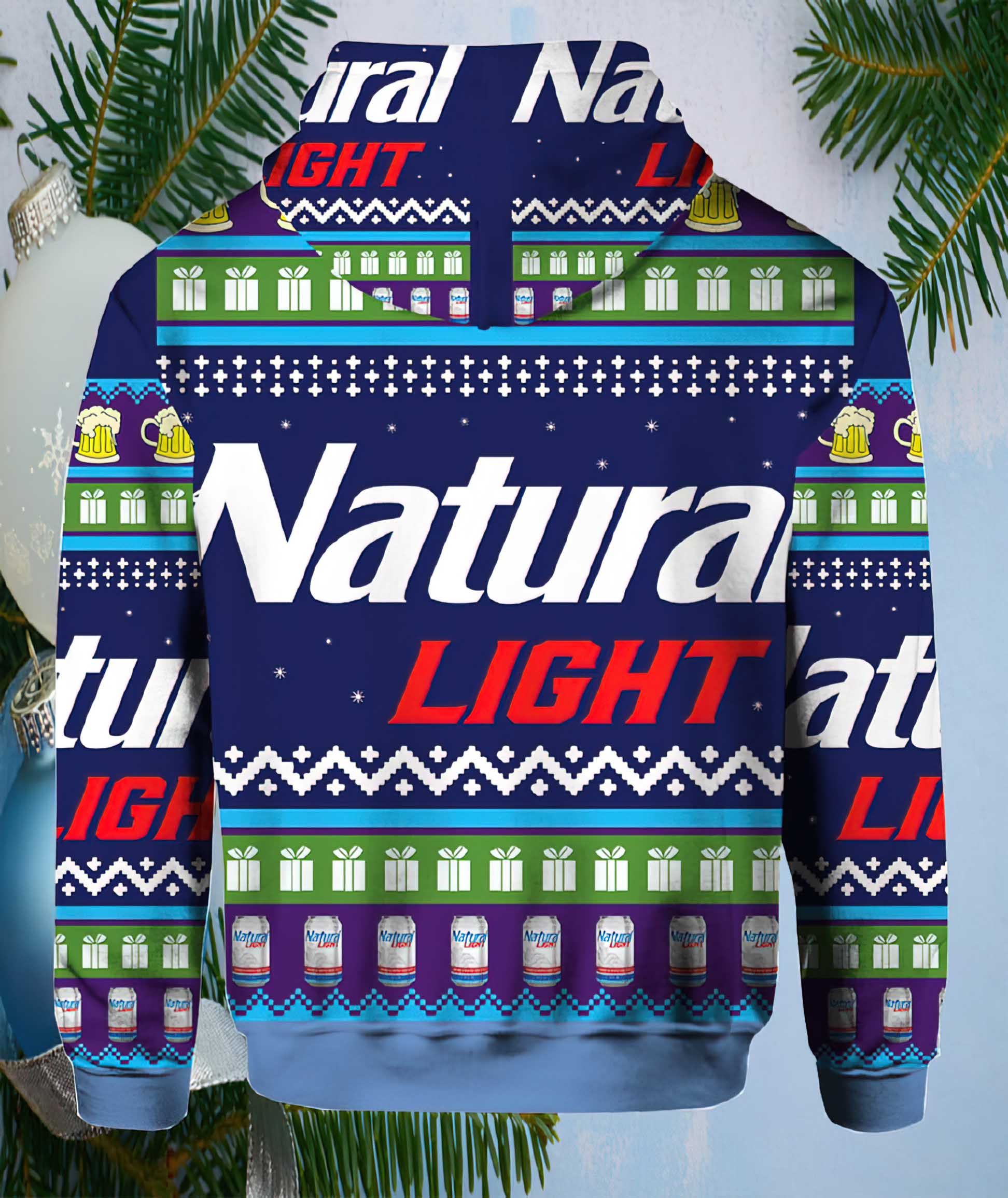 Natural Light Christmas 3D Sweater Natural Light Christmas 3D Sweater