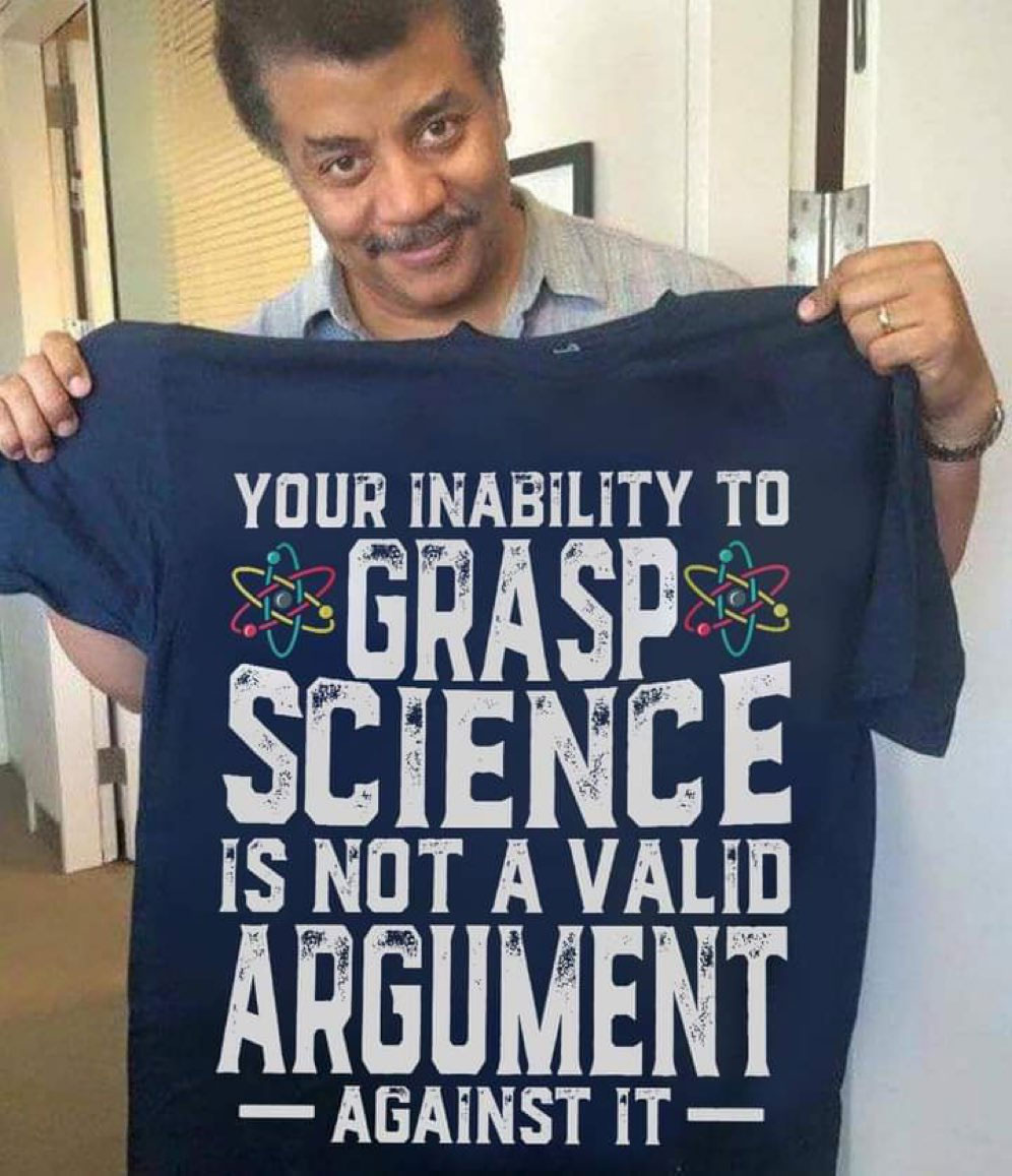 Neil Degrasse Tyson Your Inability To Grasp Science Shirt