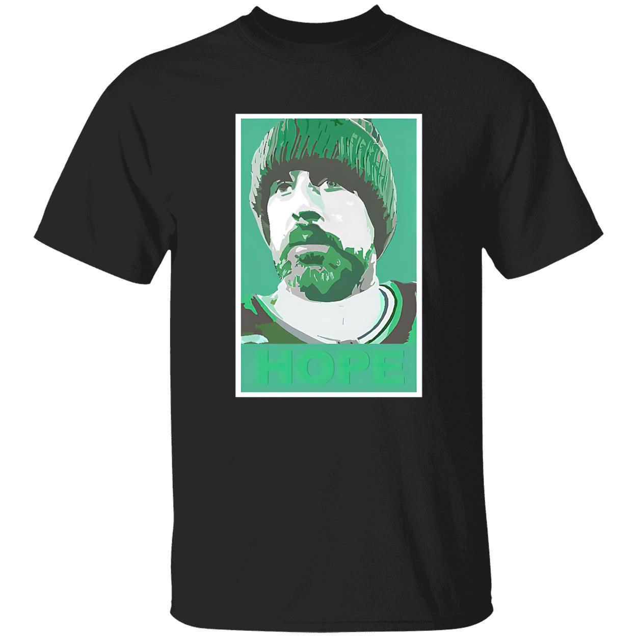New York Jets Aaron Rodgers Hope T-Shirt New York Jets Aaron Rodgers Hope T-Shirt