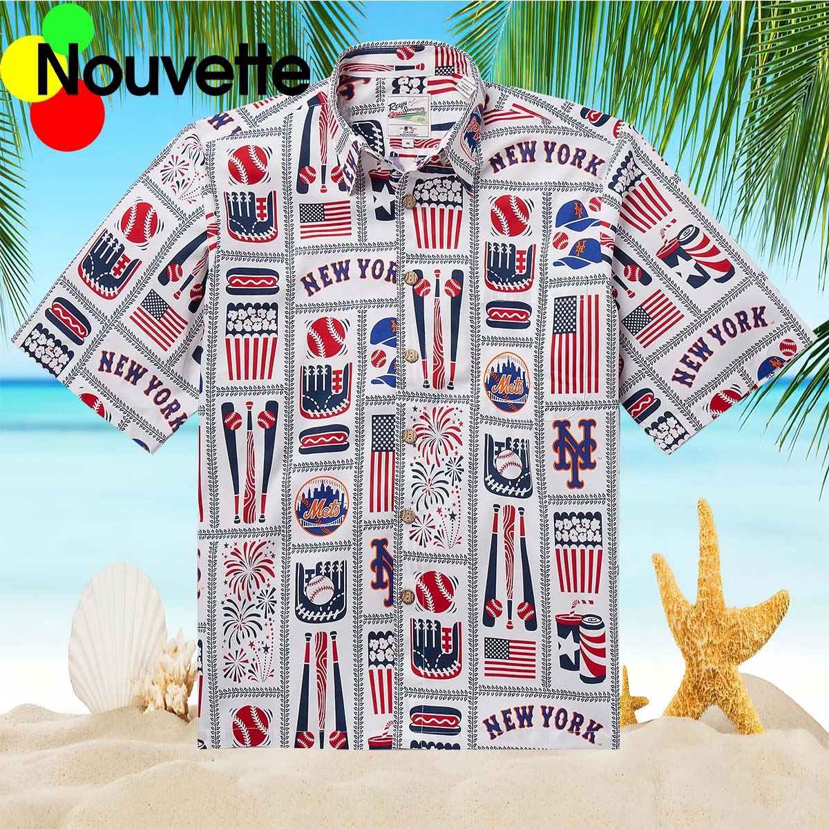 Mets Americana Hawaiian Shirt Mets Americana Hawaiian Shirt