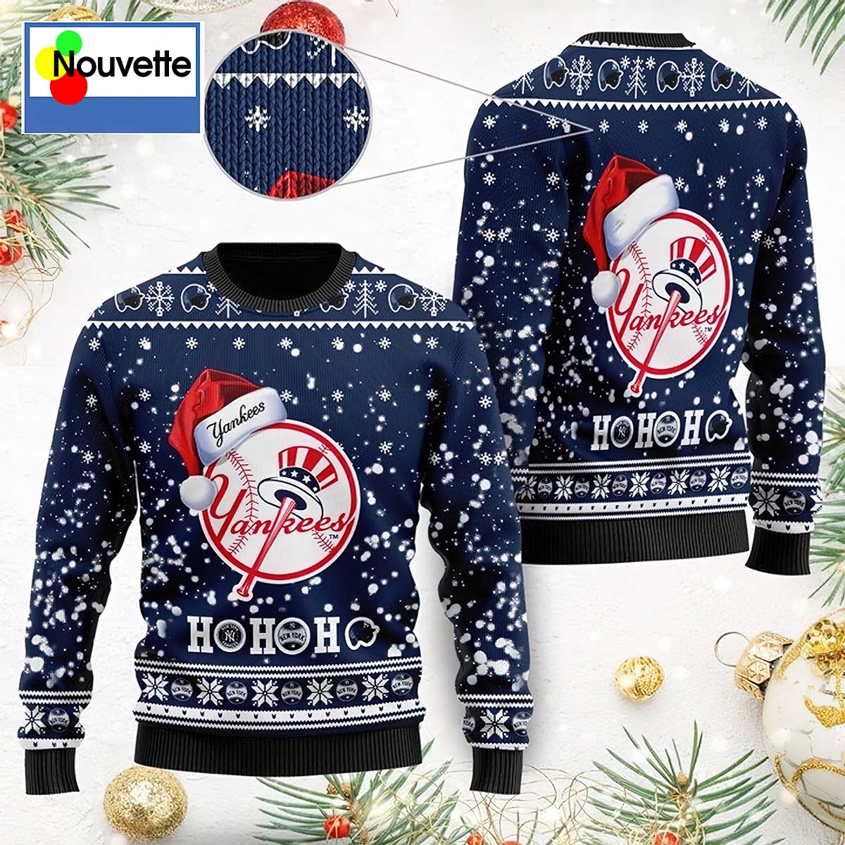Yankees Christmas Sweater Yankees Christmas Sweater