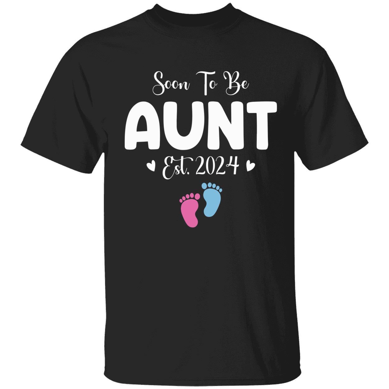 Soon To Be Aunt Est 2024 Shirt Soon To Be Aunt Est 2024 Shirt