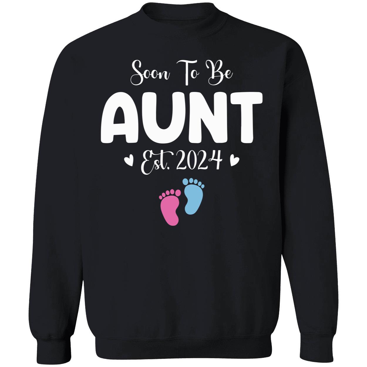 Soon To Be Aunt Est 2024 Shirt Soon To Be Aunt Est 2024 Shirt