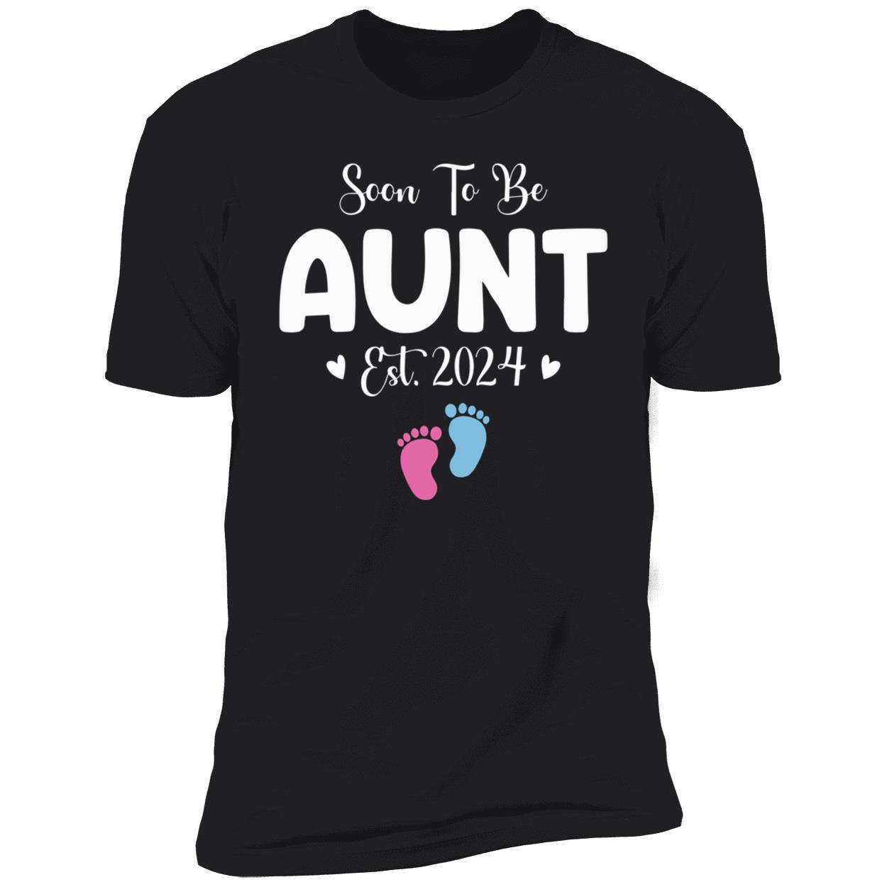 Soon To Be Aunt Est 2024 Shirt Soon To Be Aunt Est 2024 Shirt
