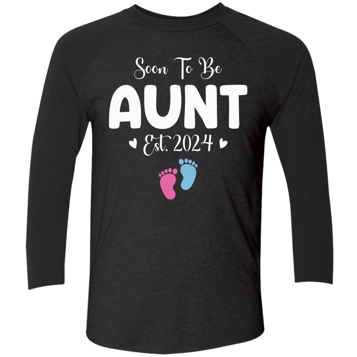 Soon To Be Aunt Est 2024 Shirt Soon To Be Aunt Est 2024 Shirt
