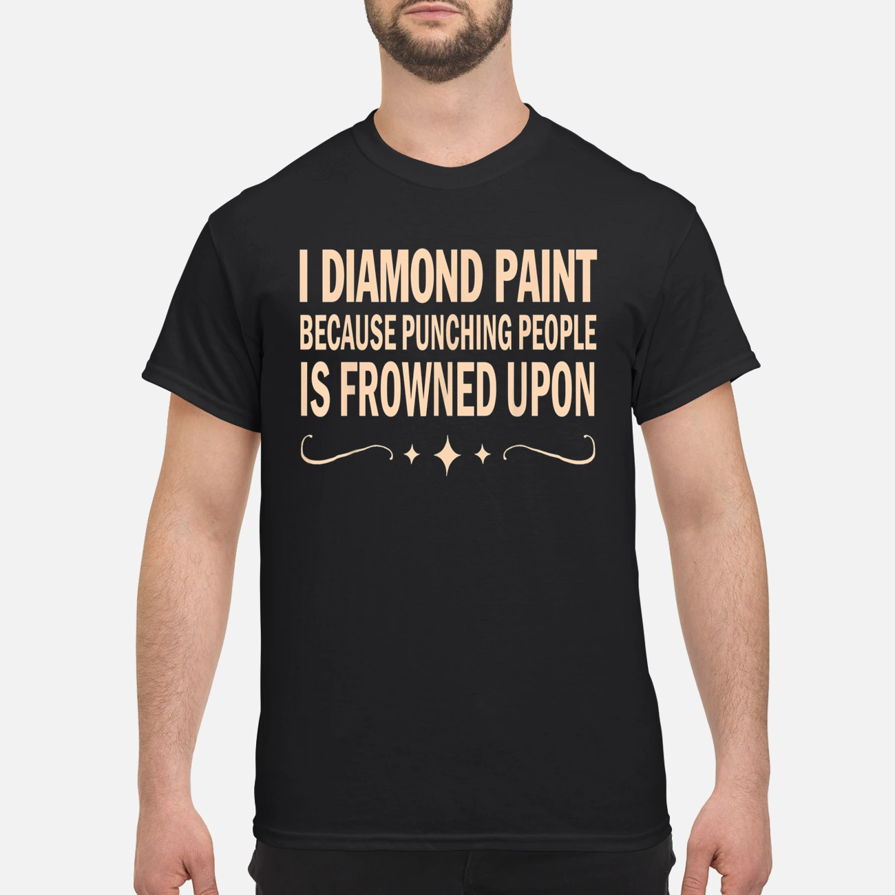 I Diamond Paint Because Punching People Is Frowned Upon Shirt I Diamond Paint Because Punching People Is Frowned Upon Shirt