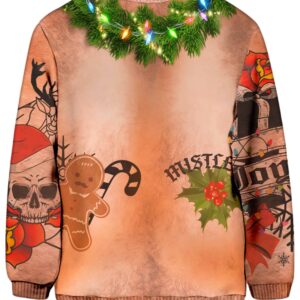 nouvette thug life ugly christmas sweater back scaled 1.jpg